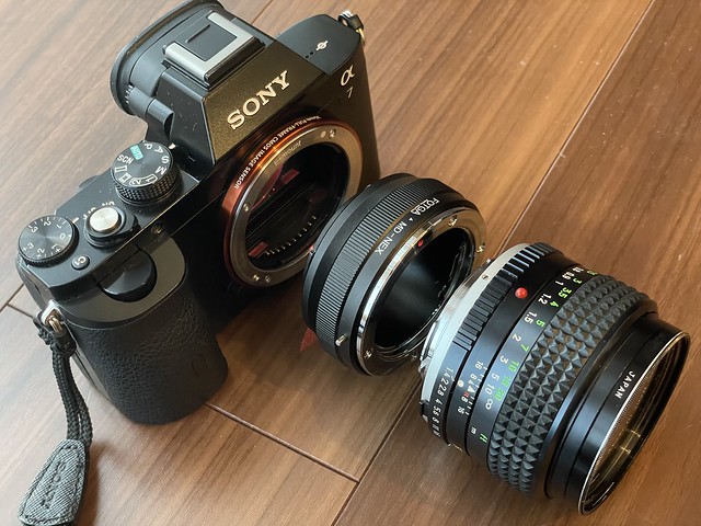 SONY α7+MC ROKKOR-PG 50mm f1.4
