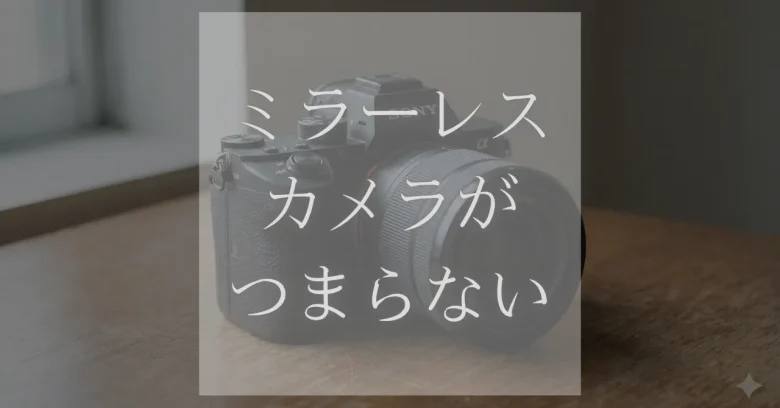 boring mirrorless camera