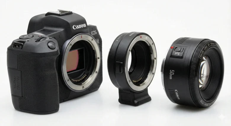 これがマウントアダプターの基本構成。